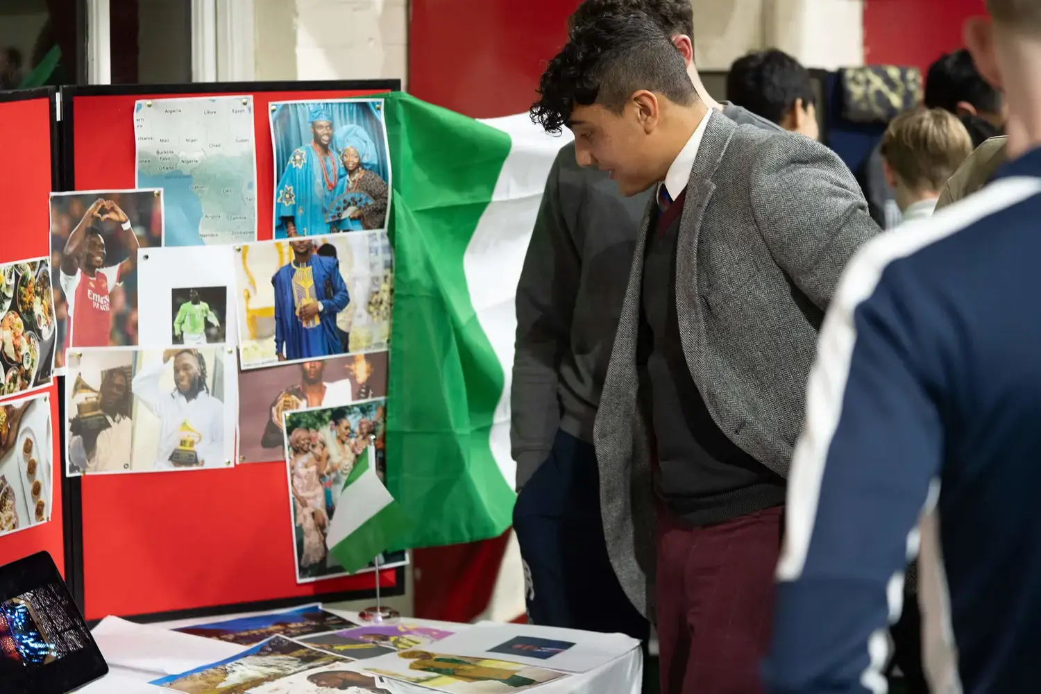 Boarding pupils school work on display at Denstone College
