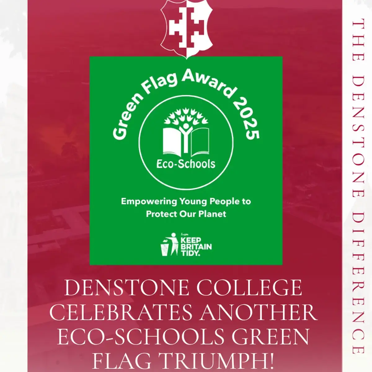 Denstone College Celebrates Another Eco-Schools Green Flag Triumph!